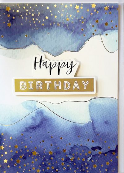 Happy Birthday Greeting Card 3D