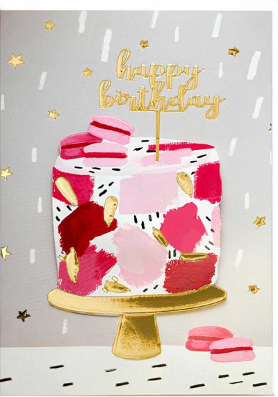 Happy Birthday Greeting Card 3D