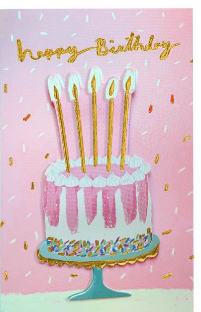 Happy Birthday Greeting Card 3D