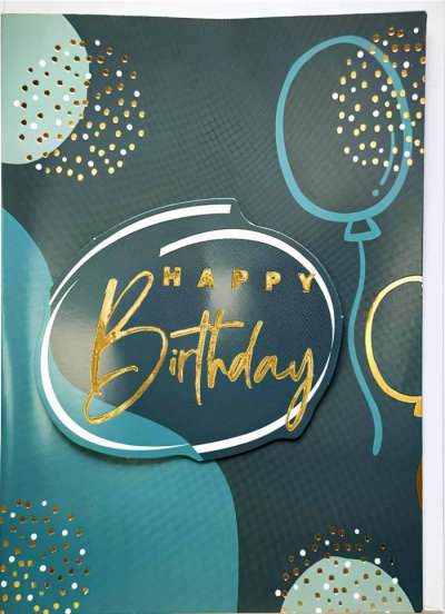 Happy Birthday Greeting Card 3D