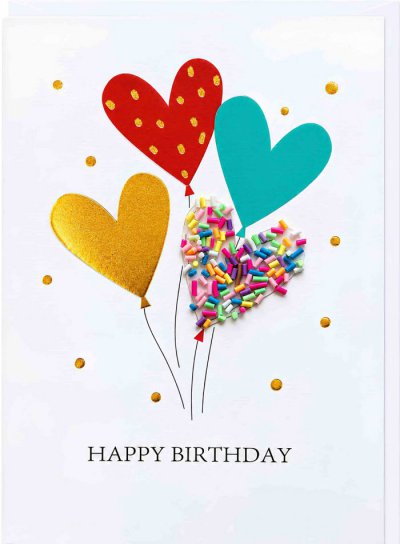 Happy Birthday Greeting Card 3D