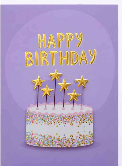Happy Birthday Greeting Card 3D