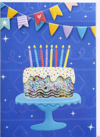 Happy Birthday Greeting Card 3D