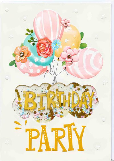 Happy Birthday Greeting Card 3D