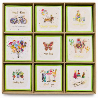 Mini 3D Greeting Cards Tray 90 pc 