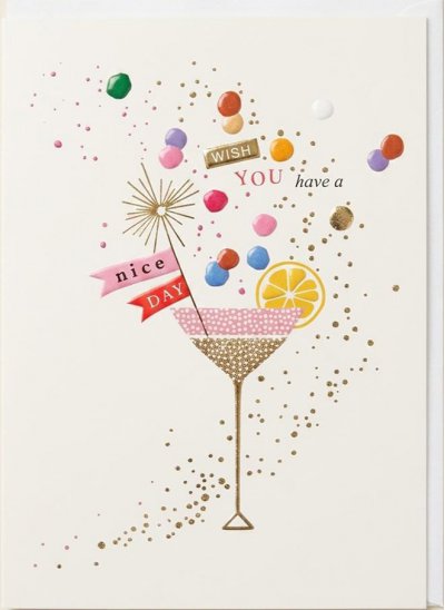 "Wish You Have a Nice Day" Greeting Card 