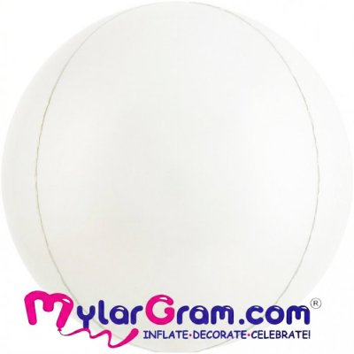 24" Milk White Ball Shape 4D 