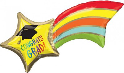 27" Graduation Rainbow Star